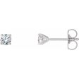 14K White 1 2 CTW Natural Diamond Cocktail-Style Earrings Supply