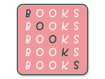 Many Books Sticker Fashion