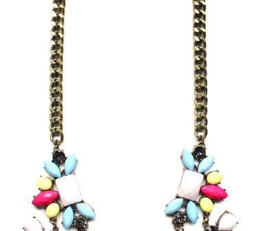 Technicolor Floral Necklace Online now