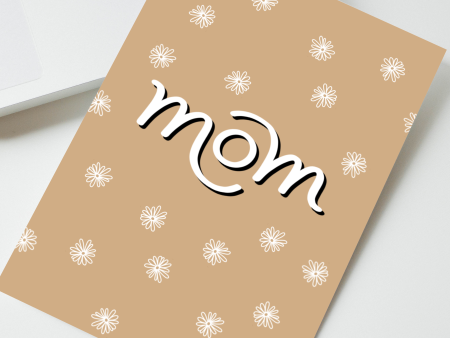 Mom Floral Card Sale