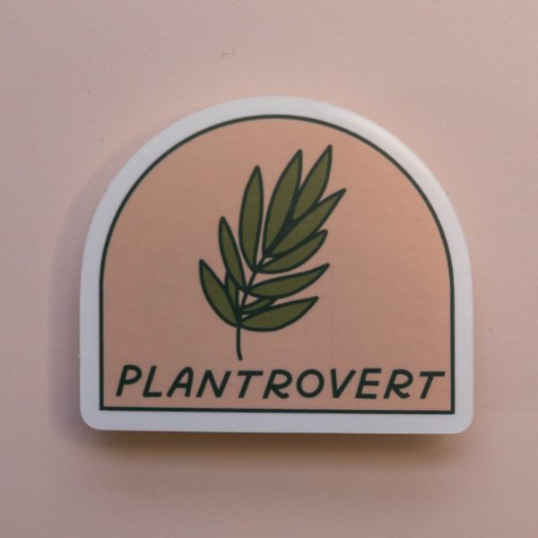 Plantrovert Sticker Fashion