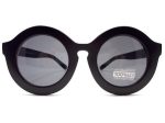 Retro Round Sunglasses- Matte Black Online