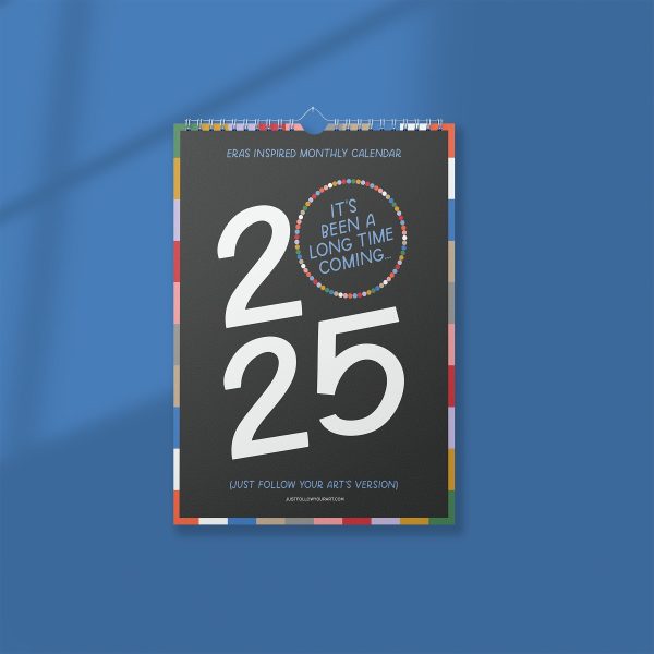 2025 Eras Wall Calendar Sale