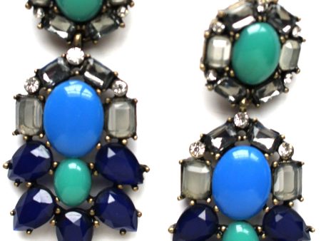 Peacock Chandelier Earrings For Discount