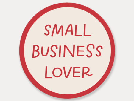 Small Business Lover Sticker Sale