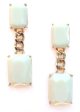 Square Chain Drop Earrings- Ivory Online Sale