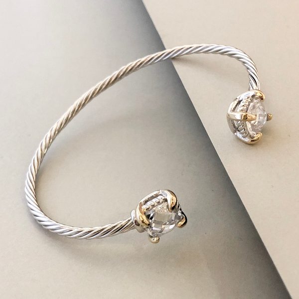 Stack It Up Bracelet Cuff- Crystal Ends Online Hot Sale