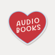 Audiobooks Heart Vinyl Sticker Hot on Sale