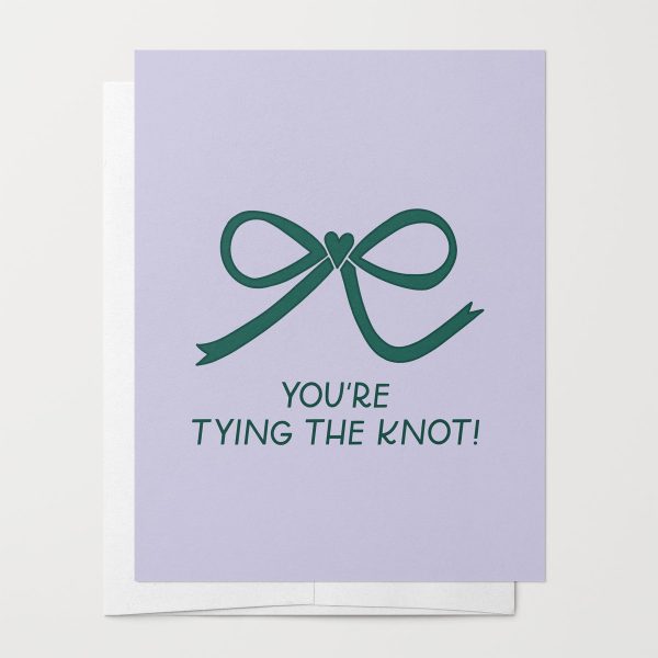 Tying The Knot Greeting Card Sale