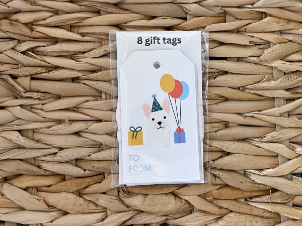 French Bulldog Birthday Gift Tag Set Online Hot Sale