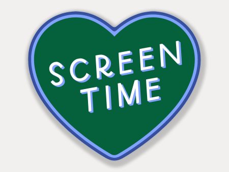 Screen Time Heart Sticker Online