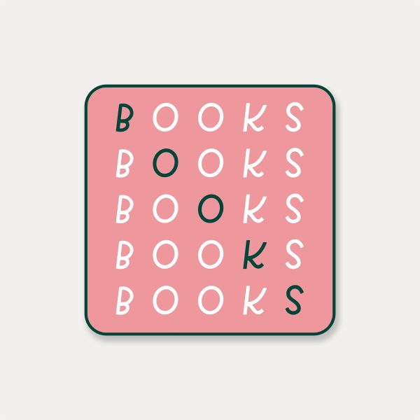 Many Books Sticker Fashion