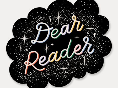 Dear Reader Sticker For Cheap