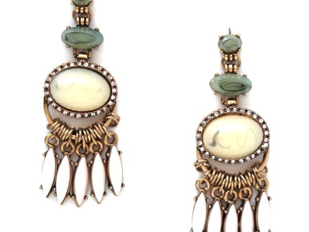 Rita Stone Fringe Earrings Online now