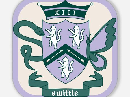 Swiftie Coat Of Arms Sticker For Cheap