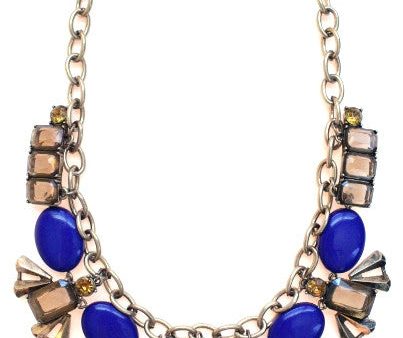 Stone Collage Statement Necklace For Cheap