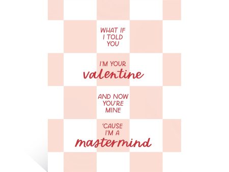 Mastermind Valentine Greeting Card For Cheap