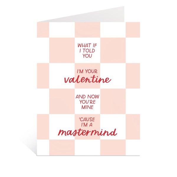 Mastermind Valentine Greeting Card For Cheap