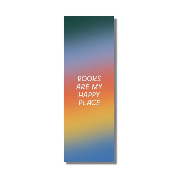 Books Are My Happy Place Bookmark Online Sale