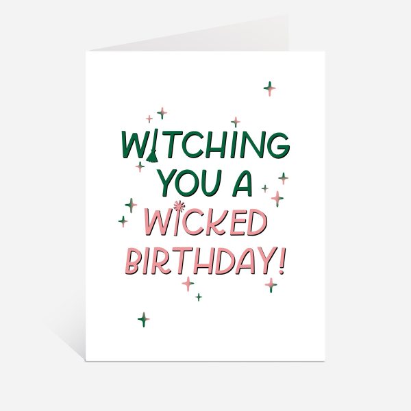 Wicked Birthday Greeting Card Sale