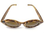 Retro Round Sunglasses- Olive Tortoise For Cheap