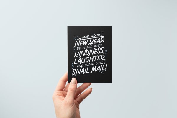 New Year Snail Mail Greeting Card Sale