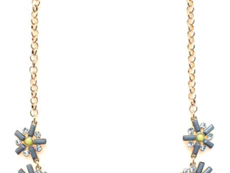 Sunshine Sparkle Necklace- Gray & Yellow For Discount