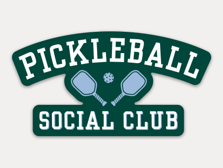 Pickleball Social Club Sticker Online Sale