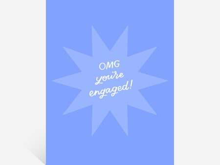 OMG You re Engaged! Greeting Card Online Sale