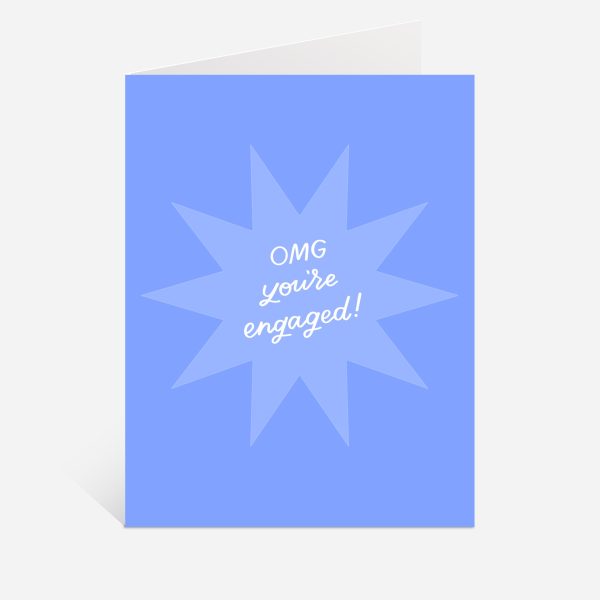 OMG You re Engaged! Greeting Card Online Sale