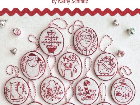 Jolly & Bright Redwork Ornaments Online Sale