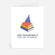 Birthday Books Greeting Card on Sale