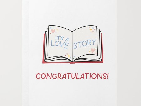 Love Story Congratulations Card Supply