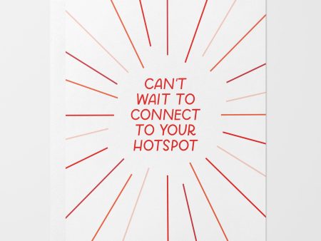 Hotspot Greeting Card Cheap