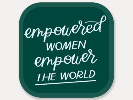 Empowered Women Empower The World Vinyl Sticker For Discount