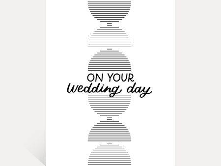 On Your Wedding Day Greeting Card Supply