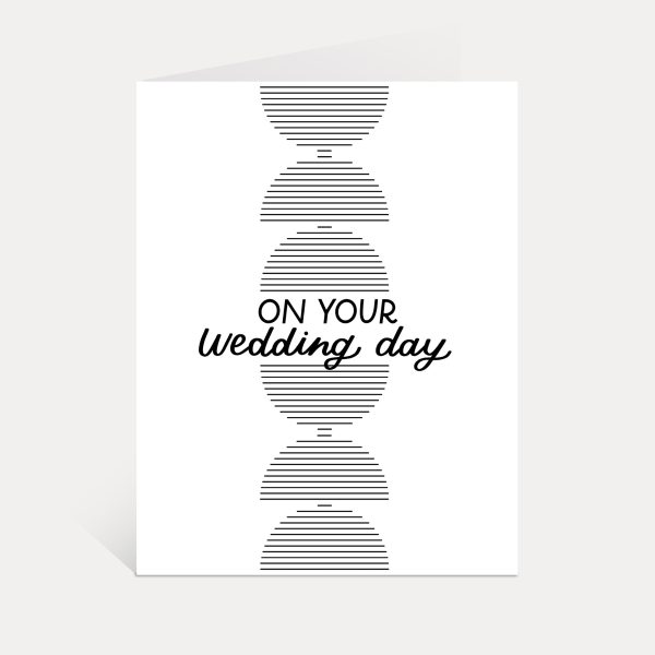 On Your Wedding Day Greeting Card Supply