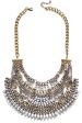 Tribal Royalty Crystal Bib Necklace Online Sale