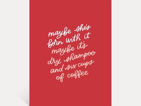 Dry Shampoo And Coffee Card Online