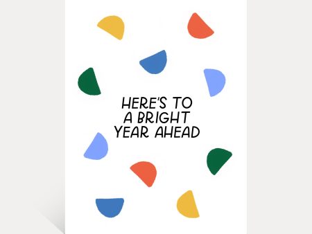 Here s To A Bright Year Ahead Card Sale