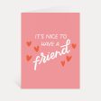 It s Nice To Have A Friend Swiftie Galentine Card on Sale