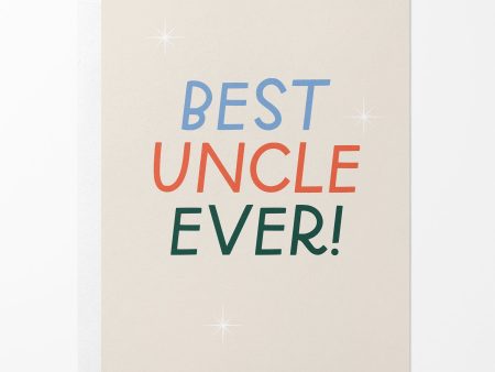 Best Uncle Ever Greeting Card Discount