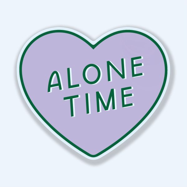 Alone Time Sticker Sale