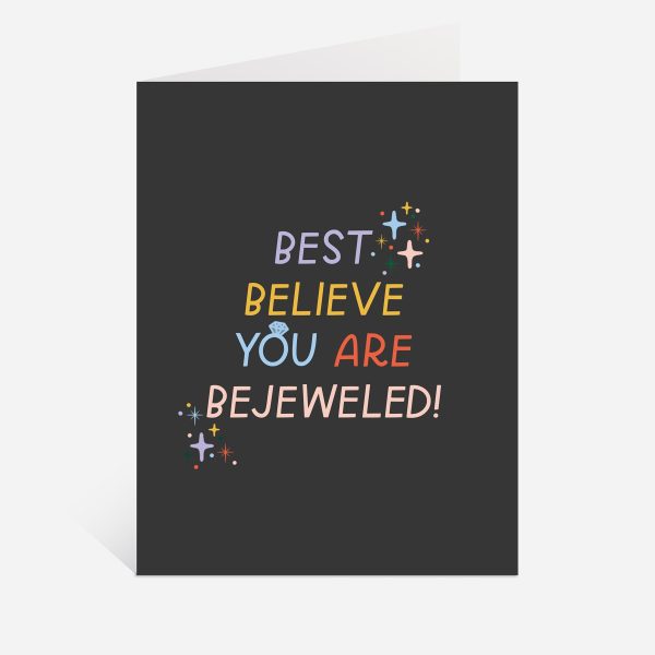 Bejeweled Ring Greeting Card Online now