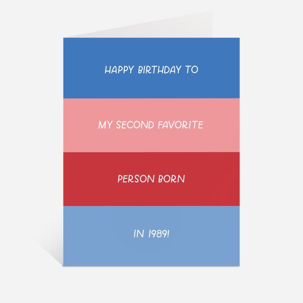 1989 Birthday Card Discount