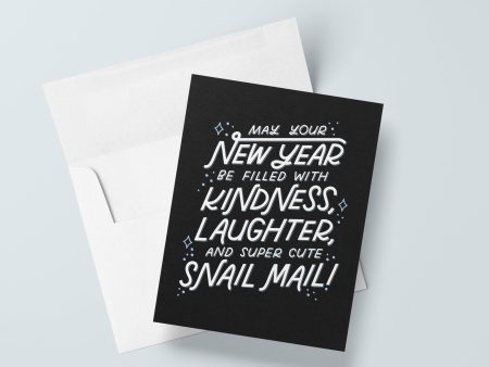 New Year Snail Mail Greeting Card Sale