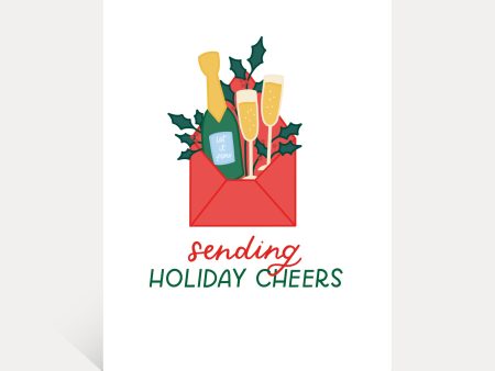 Sending Holiday Cheers Card For Sale