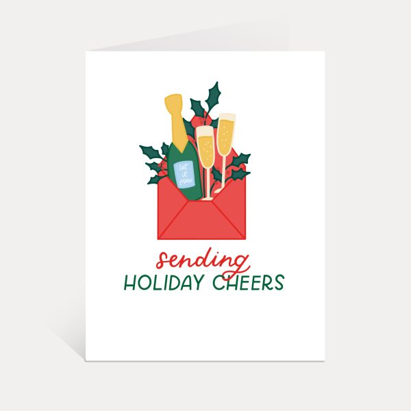 Sending Holiday Cheers Card For Sale