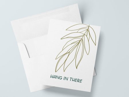 Hang In There Card For Discount