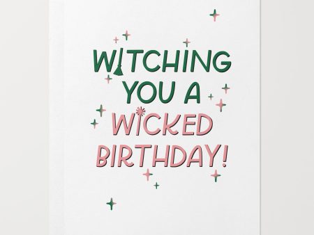 Wicked Birthday Greeting Card Sale